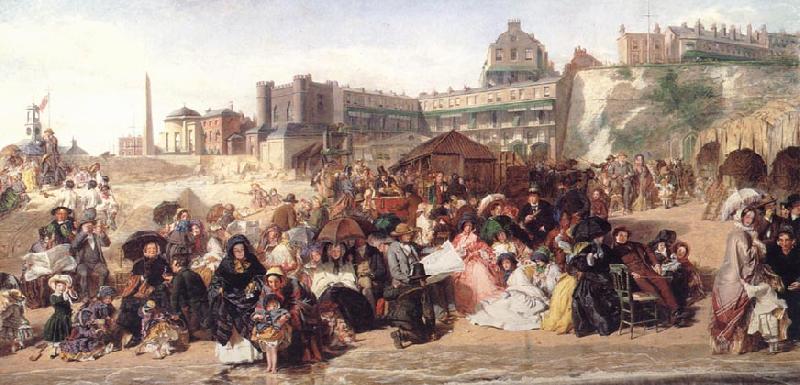 William Powell  Frith Life at the Seaside (Ramsgate Sands) oil painting image